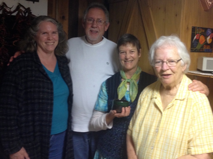 The whole family: Robin, Mark, Karen, and Lois (Mom/Granny/Great Granny)